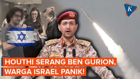 Houthi Tembakkan Rudal Hiperbalistik ke Bandara Ben Gurion, Sirine Israel Menggema