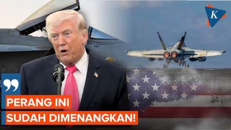 Trump: Pesawat AS Bisa Terbang Bebas Di Iran, Perang Ini Telah Dimenangkan