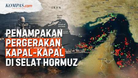 Pergerakan Kapal-kapal Di Area Selat Hormuz