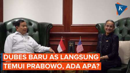 Baru Dilantik, Dubes AS Temui Prabowo di Kemhan, Ada Apa?