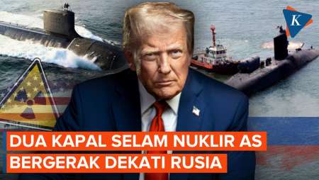 Kapal Selam Nuklir AS Siaga Dekat Rusia, Usai Trump Vs Medvedev Perang 