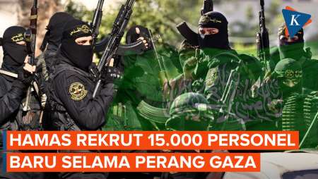 Hamas Rekrut 15.000 Anggota Baru sejak Perang dengan Israel