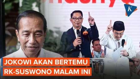 RK-Suswono Akan Bertemu Jokowi di Jakpus Malam Ini