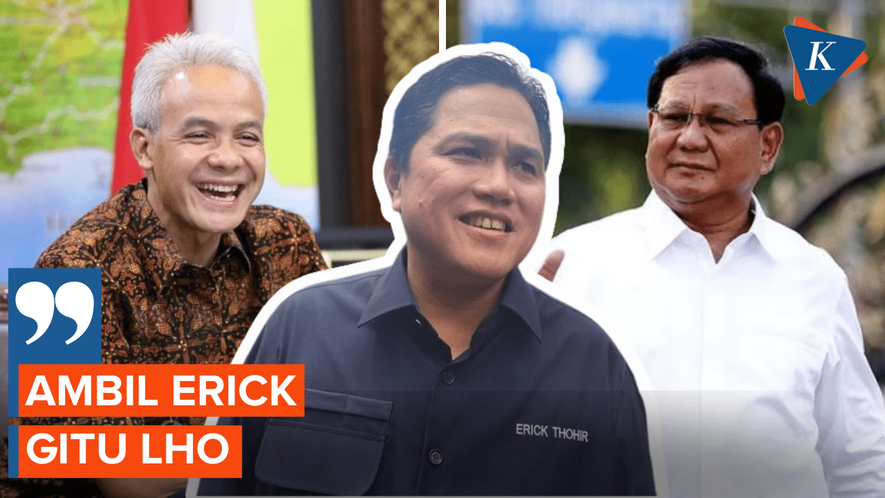 Syarat agar Prabowo atau Ganjar Menang Pilpres 2024: Pilih Erick Jadi Wapres