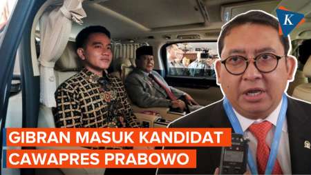 Fadli Zon Sebut Gibran Masuk Kandidat Cawapres Prabowo