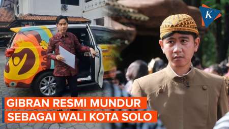 Gibran Resmi Mundur sebagai Wali Kota Solo