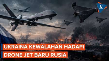 Drone Jet Baru Rusia Makin "Liar", Ukraina Kewalahan Atasi Krisis Senjata