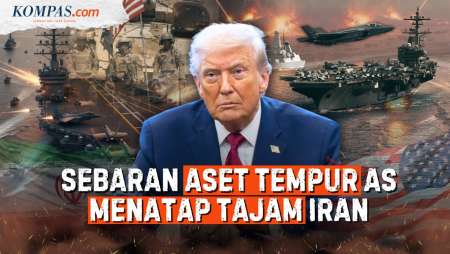 Peta Aset Tempur AS "Menatap" Iran, Terbesar Di Barat Daya