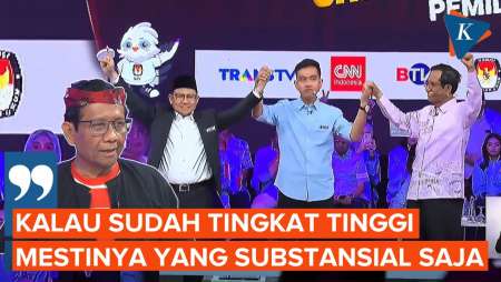 Singgung Munculnya Istilah Asing dalam Debat Cawapres, Mahfud: Mestinya yang…