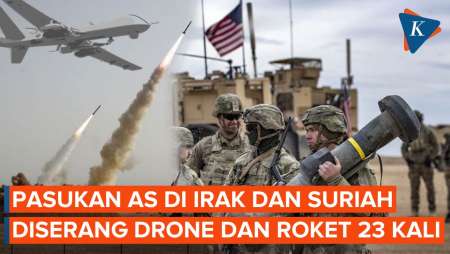 AS Klaim Pasukannya Diserang Drone dan Roket di Irak-Suriah Selama Sebulan