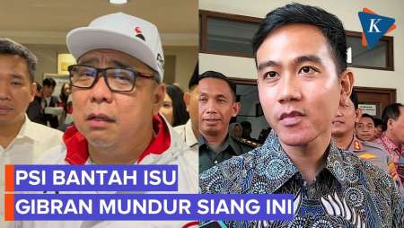 PSI Bantah Gibran Akan Mundur: Itu Kebohongan, Pak Jokowi Tak Pernah Bahas Itu
