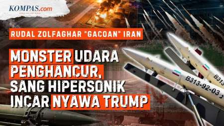 Rahasia Rudal Zolfaghar, Senjata Hipersonik Iran "Lumat" Trump