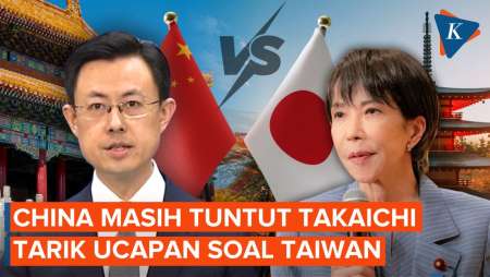 China Belum Menyerah, Masih Tuntut Takaichi Tarik Ucapannya Soal Taiwan