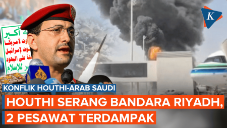 Houthi Serang Bandara Riyadh Arab Saudi Dengan Rudal Balistik, 2 Pesawat Terdampak