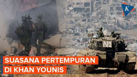 Penampakan Kota Khan Younis di Tengah Gempuran Israel