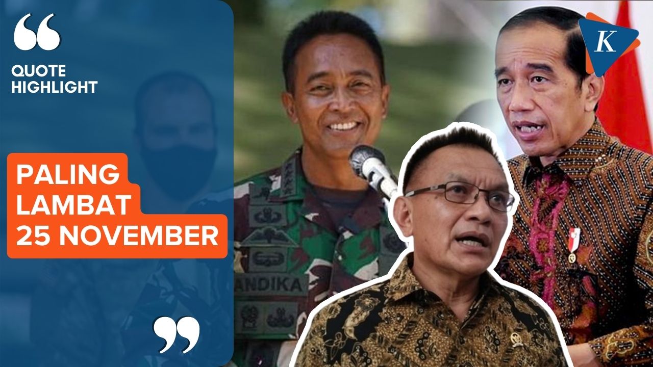 Pimpinan DPR Berharap Jokowi Kirimkan Surpres Pergantian Panglima TNI dalam 3 Hari