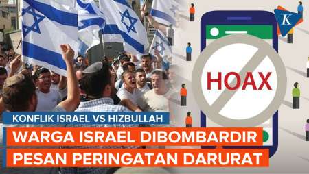 Warga Israel Bingung Dihujani SMS Peringatan Darurat, Hizbullah-Iran Dituduh Sebar Hoaks