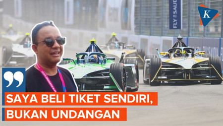 Anies Baswedan Beli Tiket Sendiri untuk Nonton Formula E 2023