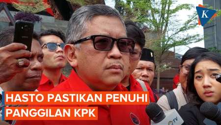 Hasto Kristiyanto Hadapi Panggilan KPK terkait Dugaan Korupsi DJKA