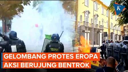 Eropa Bergejolak! Italia Hingga Perancis Diguncang Protes Anak Muda