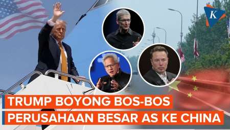 Trump Ke China "Boyong" Elon Musk Sampai Bos NVIDIA