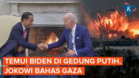 Momen Jokowi Bertemu Biden, Blak-blakan Bicara soal Gaza 