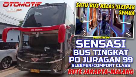 REVIEW | Sensasi Bus Tingkat Full Sleeper PO Juragan 99 Rute Jakarta-Malang