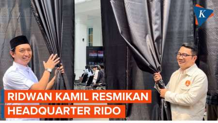 Ridwan Kamil Didampingi Arief Rosyid Resmikan Headquarter RIDO