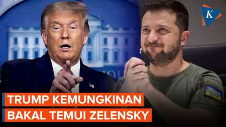 Donald Trump Berencana Temui Zelensky?