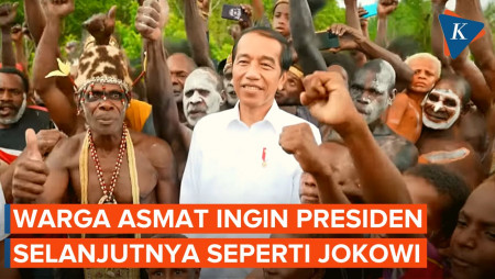 Warga Asmat Nilai Jokowi Berhati Malaikat