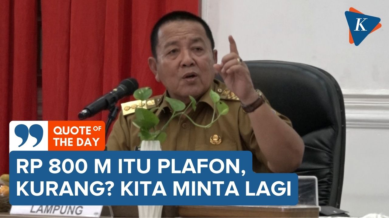 Gubernur Lampung Akan Minta Dana Lagi jika Rp 800 M…