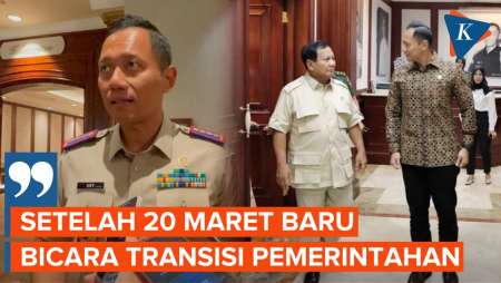 Bertemu Prabowo, AHY Tegaskan Tak Bahas Transisi Pemerintahan