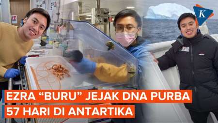 Kisah Ezra Peneliti Indonesia, Berani Ke Antartika Demi  Riset DNA Purba