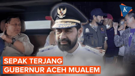 Rekam Jejak Gubernur Mualem, Eks Panglima Tempur GAM Kini Dekat Dengan Prabowo