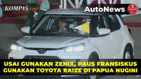 Setelah Zenix, Paus Fransiskus Pakai Toyota Raize di Papua Nugini