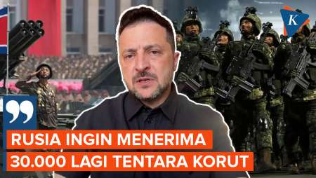 Zelensky Bongkar Niat Putin Perang Besar: Siap Kirim Warganya, Siapkan 30.000 Tentara Korut