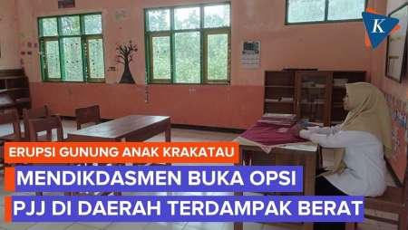 Erupsi Gunung Anak Krakatau, Mendikdasmen Buka Opsi PJJ Di Daerah Terdampak Berat