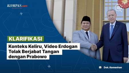 [KLARIFIKASI] Konteks Keliru, Video Erdogan Tolak Berjabat Tangan Dengan Prabowo