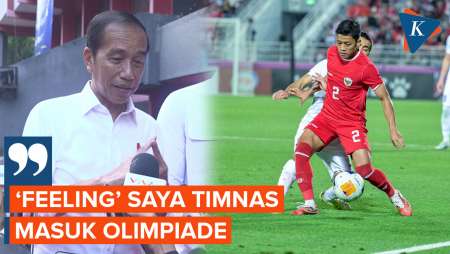 Jokowi “Feeling” Timnas Indonesia Bakal Lolos ke Olimpiade Paris 2024