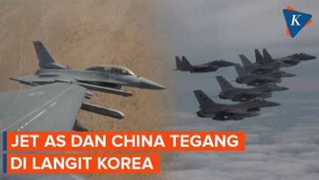 Jet Tempur AS Dan China Terlibat Ketegangan Di Langit Korea, Laut Kuning Memanas