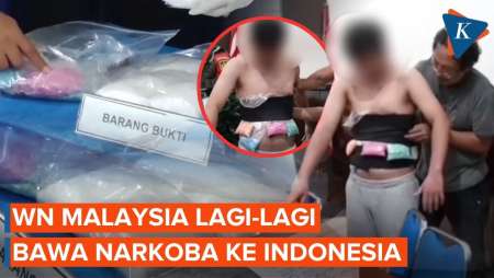 Warga Malaysia Selundupkan 990 Gram Sabu & 1.089 Pil Ekstasi Ke Indonesia Lewat Surabaya