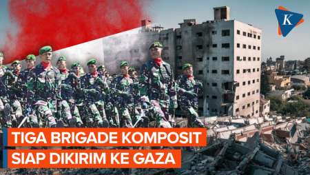 Tiga Brigade Komposit TNI Disiapkan Menuju Gaza, Apa Saja?