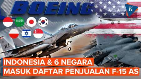 AS Jual Jet F-15, Indonesia Masuk Daftar Negara Tujuan Penjualan