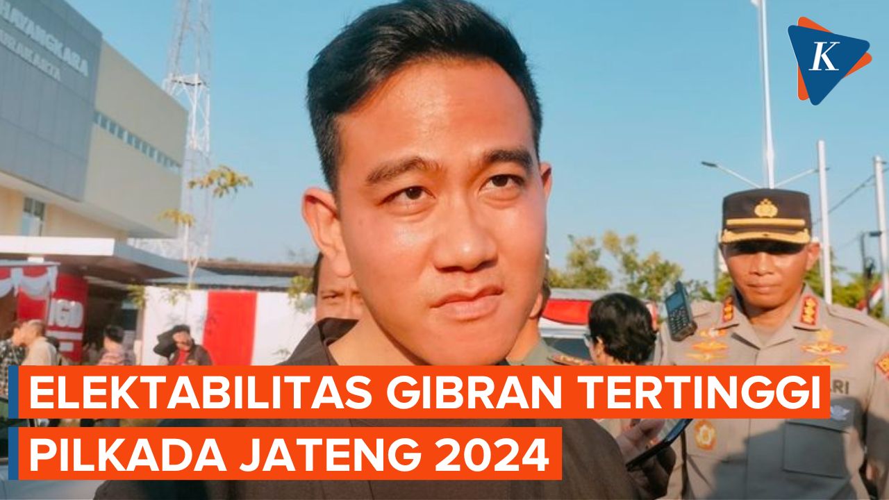 Gibran Kaget Elektabilitasnya Tertinggi untuk Pilkada Jateng 2024