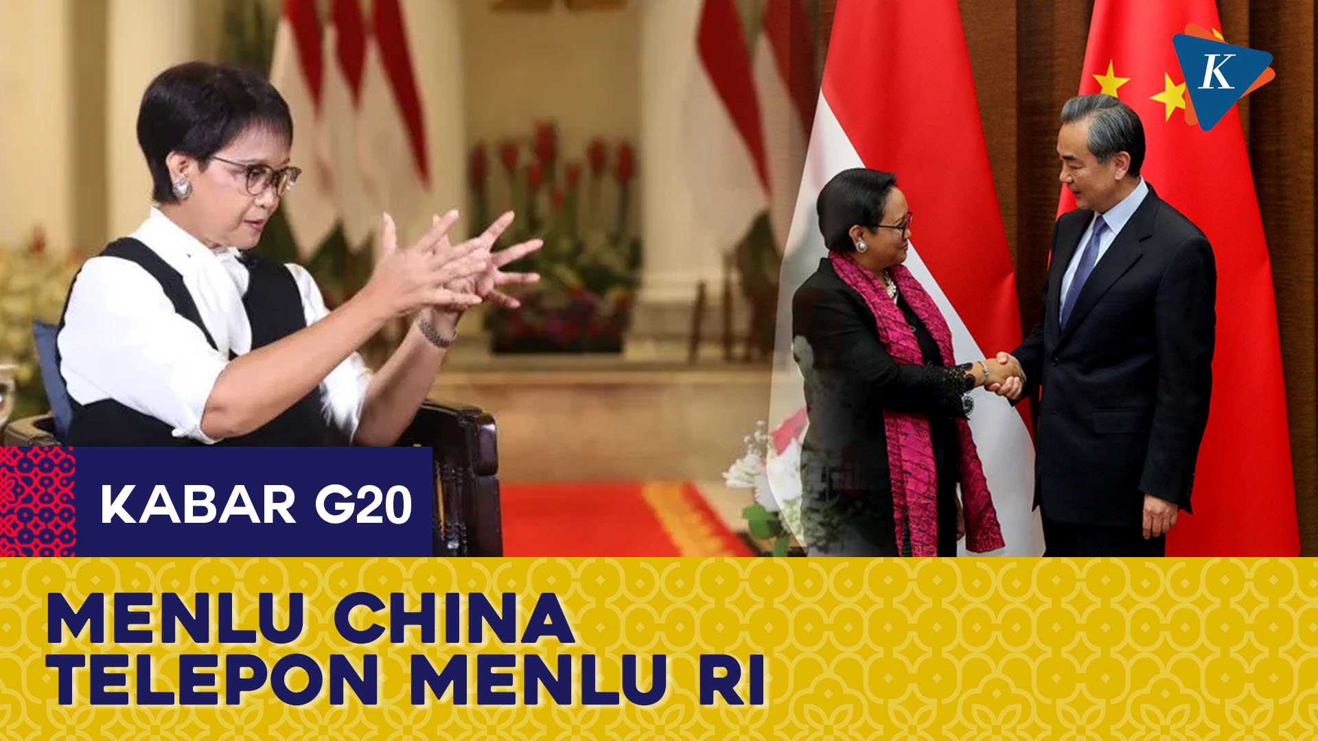 Menlu China Telepon Menlu RI, Koordinasikan Keberhasilan KTT G20