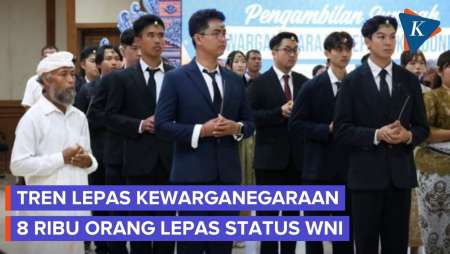 Tren 8.000 Orang Lepas Status WNI, Apa Penyebabnya?