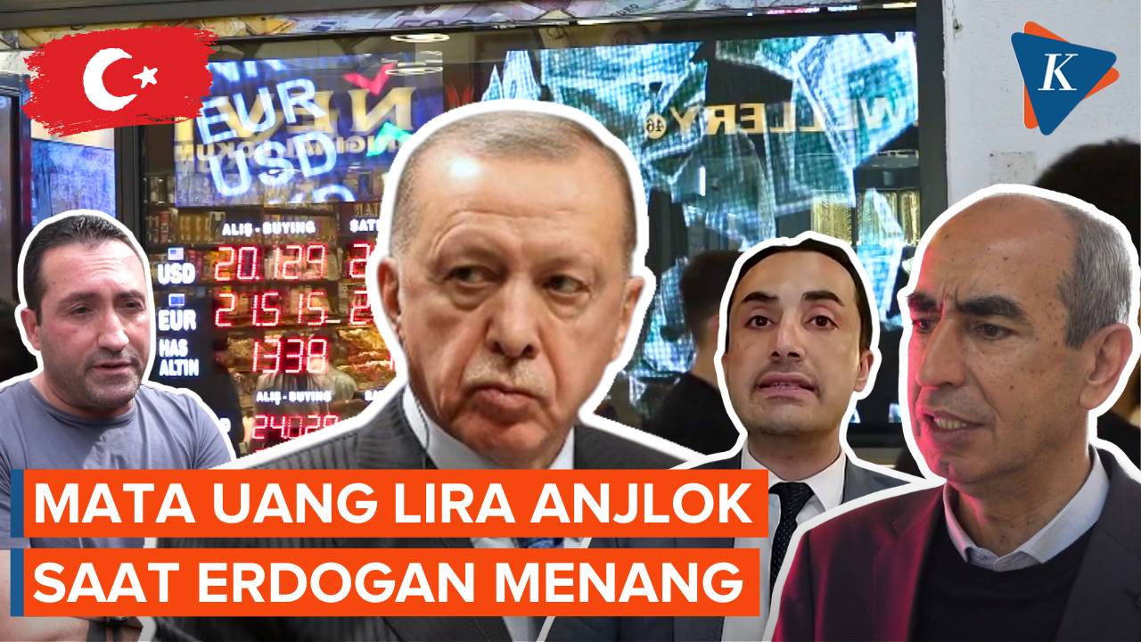 Lira Anjlok Lagi Usai Kemenangan Recep Tayyip Erdogan di Pilpres Turkiye