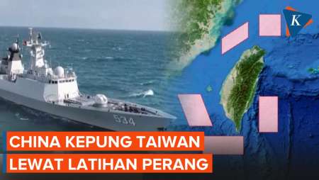 Sinyal Keras China Kerahkan Latihan Perang Kepung Taiwan!