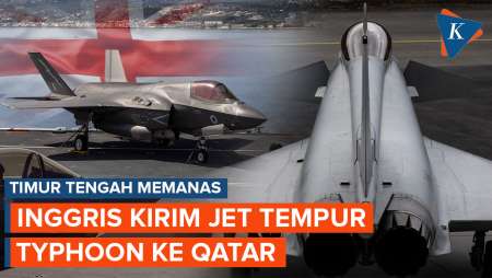 Inggris Kerahkan Jet Tempur Typhoon Ke Qatar, Antisipasi Ancaman Serangan Iran