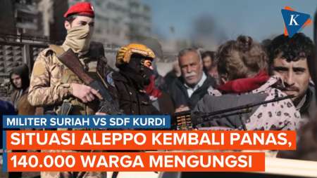 Gencatan Senjata "Semu", Warga Aleppo Panik Suriah-Kurdi Baku Tembak Lagi